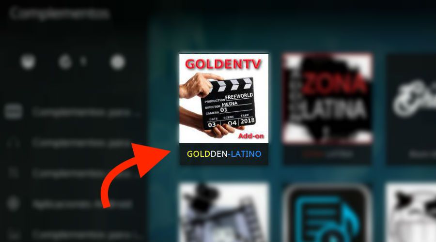 descargar instalar addon golden tv latino gratis para kodi